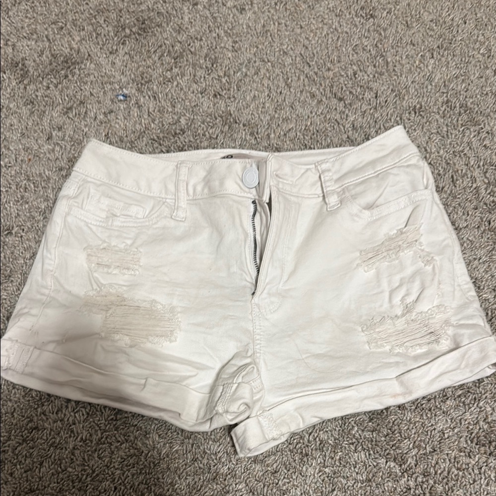 Stylish White Women's Shorts
